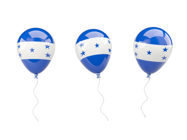 Air balloons. Download flag icon of Honduras at PNG format