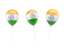 India. Air balloons. Download icon.