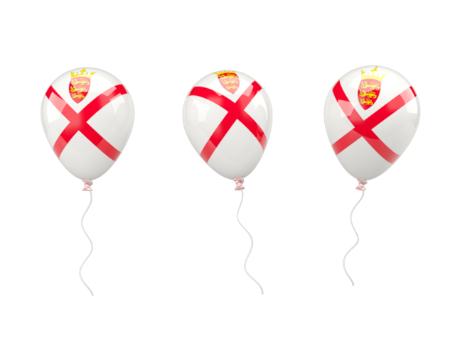 Air balloons. Download flag icon of Jersey at PNG format