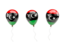 Libya. Air balloons. Download icon.