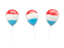 Luxembourg. Air balloons. Download icon.