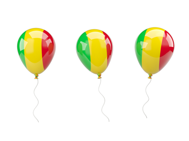 Air balloons. Download flag icon of Mali at PNG format