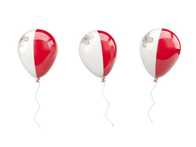 Air balloons. Download flag icon of Malta at PNG format