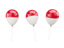 Monaco. Air balloons. Download icon.