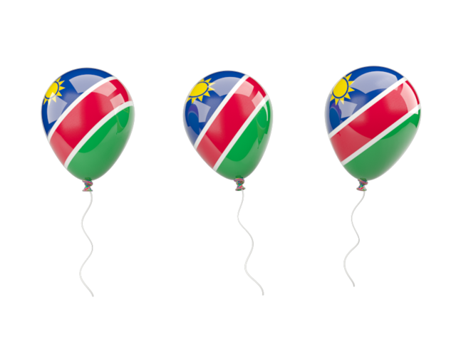 Air balloons. Download flag icon of Namibia at PNG format