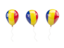 Romania. Air balloons. Download icon.