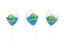 San Marino. Air balloons. Download icon.