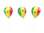 Senegal. Air balloons. Download icon.