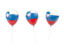 Slovenia. Air balloons. Download icon.
