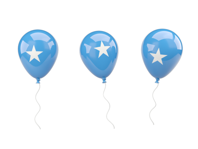 Air balloons. Download flag icon of Somalia at PNG format