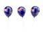 Южная Георгия и Южные Сандвичевы острова. Воздушный шар. Скачать иллюстрацию.