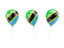 Tanzania. Air balloons. Download icon.