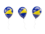 Tokelau. Air balloons. Download icon.