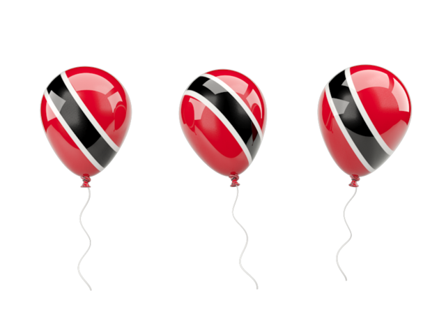 Air balloons. Download flag icon of Trinidad and Tobago at PNG format