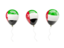 United Arab Emirates. Air balloons. Download icon.