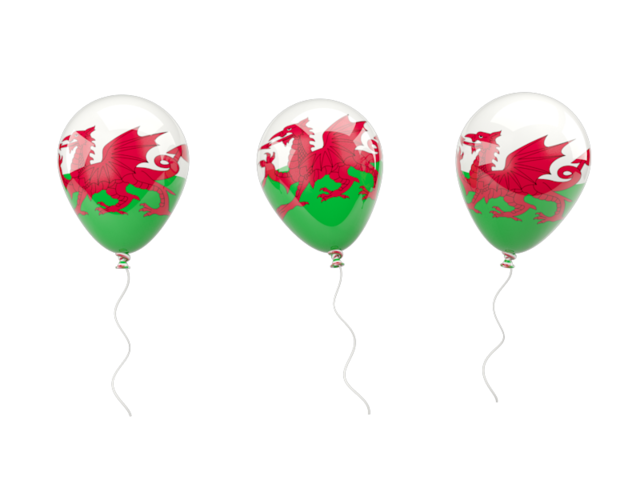Air balloons. Download flag icon of Wales at PNG format