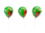 Замбия. Воздушный шар. Скачать иконку.