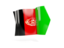 Afghanistan. Arrow flag. Download icon.