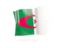 Algeria. Arrow flag. Download icon.