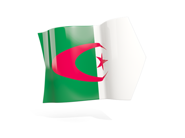 Arrow flag. Download flag icon of Algeria at PNG format