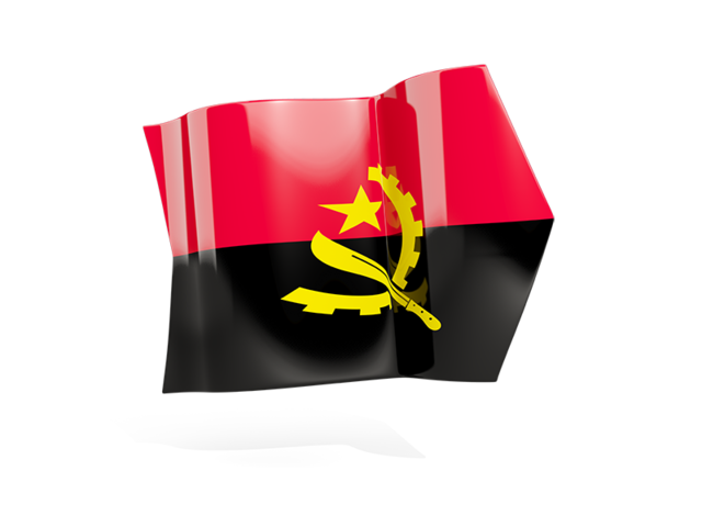 Arrow flag. Download flag icon of Angola at PNG format