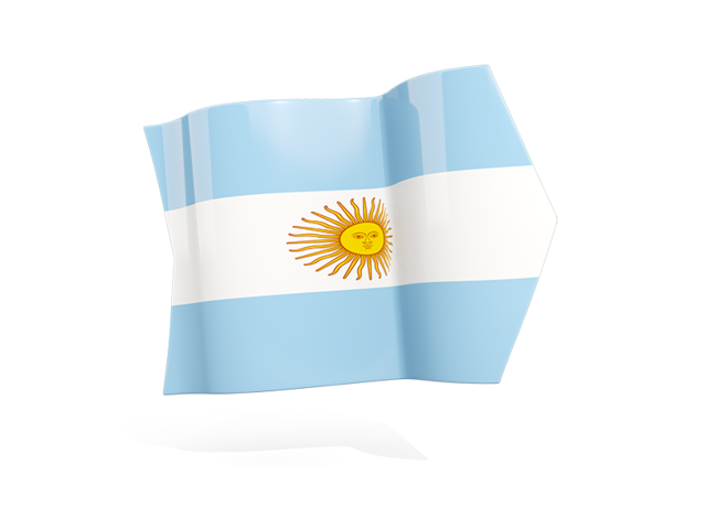 Arrow flag. Download flag icon of Argentina at PNG format