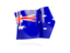 Australia. Arrow flag. Download icon.