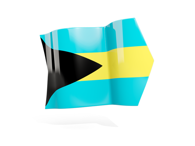 Флаг Багамских Островов Фото