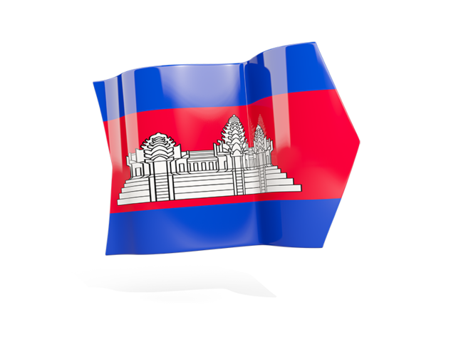 Arrow flag. Download flag icon of Cambodia at PNG format