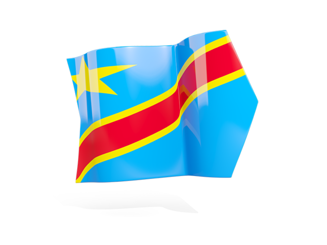 Флаг стрелка. Скачать флаг. Демократическая Республика Конго