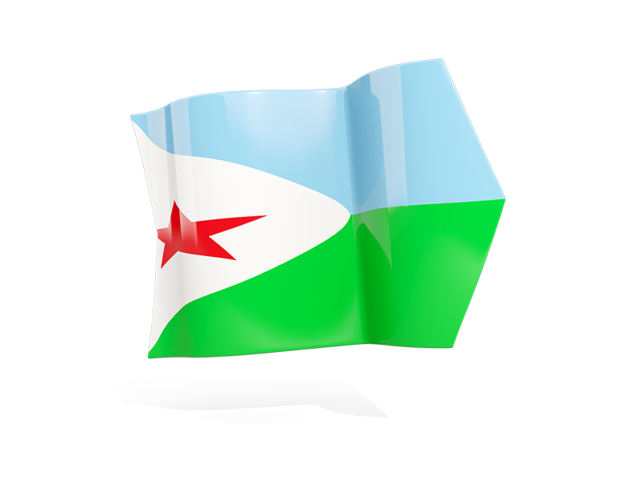 Arrow flag. Download flag icon of Djibouti at PNG format