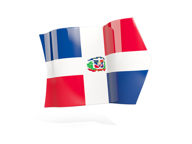 Arrow flag. Download flag icon of Dominican Republic at PNG format