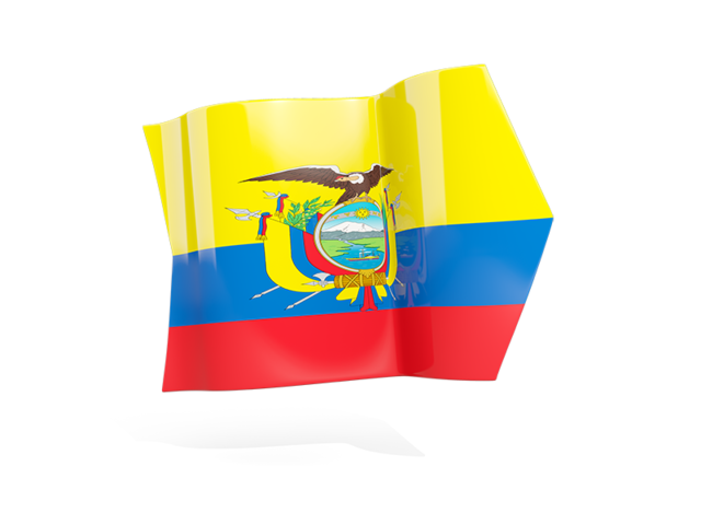 Arrow flag. Download flag icon of Ecuador at PNG format