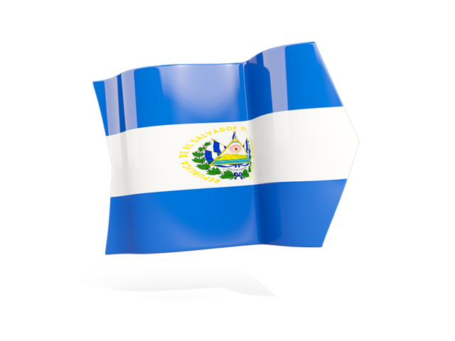 Arrow flag. Download flag icon of El Salvador at PNG format