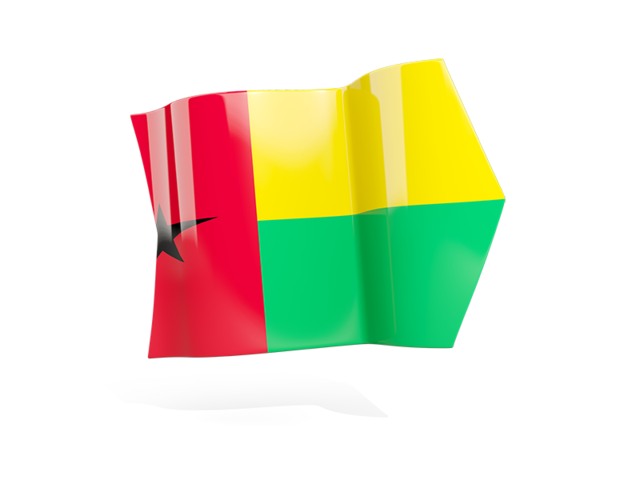 Arrow flag. Download flag icon of Guinea-Bissau at PNG format