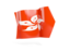 Hong Kong. Arrow flag. Download icon.