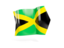 Jamaica. Arrow flag. Download icon.