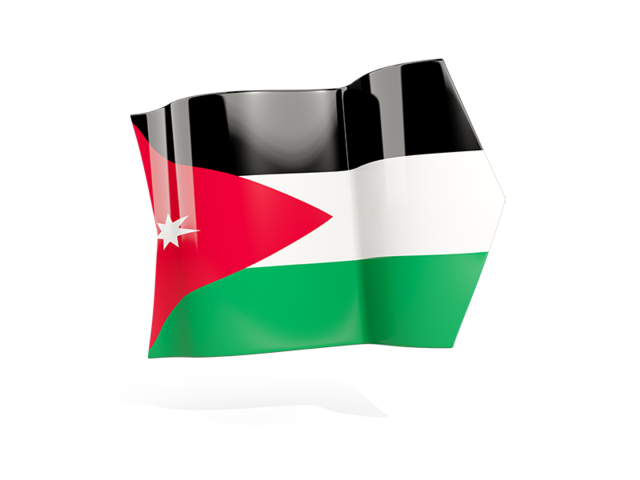 Arrow flag. Download flag icon of Jordan at PNG format