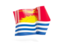 Kiribati. Arrow flag. Download icon.