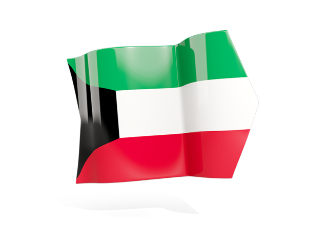 Arrow flag. Download flag icon of Kuwait at PNG format