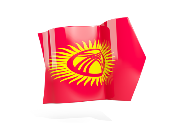 Arrow flag. Download flag icon of Kyrgyzstan at PNG format