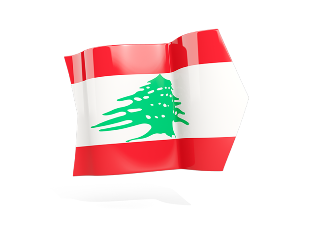 Arrow flag. Download flag icon of Lebanon at PNG format