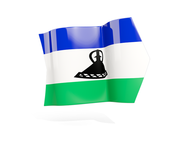 Arrow flag. Download flag icon of Lesotho at PNG format
