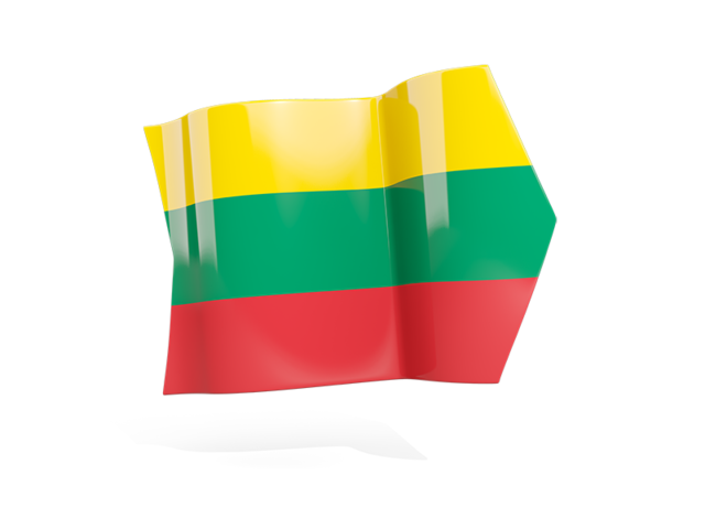 Arrow flag. Download flag icon of Lithuania at PNG format