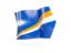 Marshall Islands. Arrow flag. Download icon.