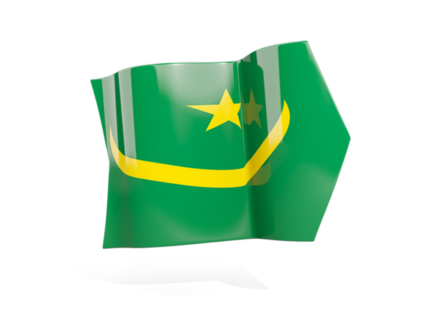 Arrow flag. Download flag icon of Mauritania at PNG format