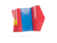 Mongolia. Arrow flag. Download icon.