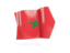 Morocco. Arrow flag. Download icon.