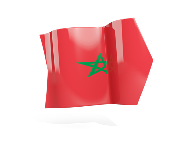 Arrow flag. Download flag icon of Morocco at PNG format