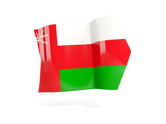 Arrow flag. Download flag icon of Oman at PNG format